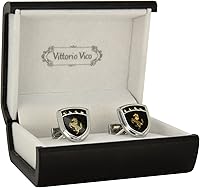 Vista 2 de Vittorio Vico Gold & Silver Novelty Cufflinks (CL 6000 Series) by Classy Cufflinks