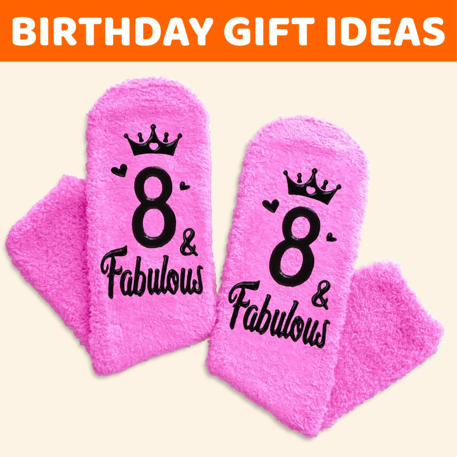 HAPPYPOP Birthday Gift Ideas - Socks for Kids Age 5-12, Presents for 5-12 Years Old Girls - Image 6