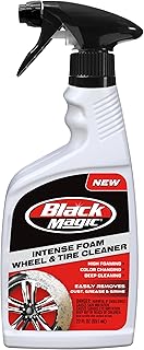 Black Magic 120228 Intense Foam Wheel & Tire Cleaner, High-Foaming Formula for Deep Cleaning, Removes Dirt, Grime & Brake Dust – Safe on All Wheels, 22 Fl Oz