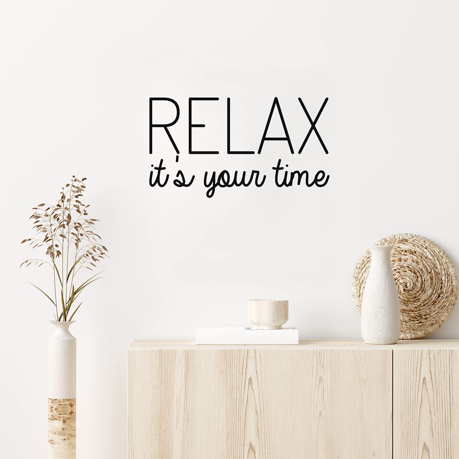 Time Wall Text Time Wall Quotes Webelkart® Decorative Dont Waste Your Time Wall