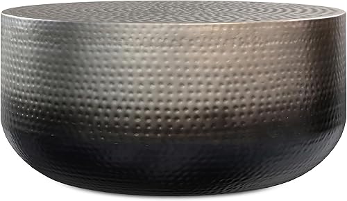 Miniatura 8 de SIMPLIHOME Nova Boho - Mesa auxiliar de metal de 19 pulgadas de ancho en dorado degradado, totalmente montada, para sala de estar y dormitorio