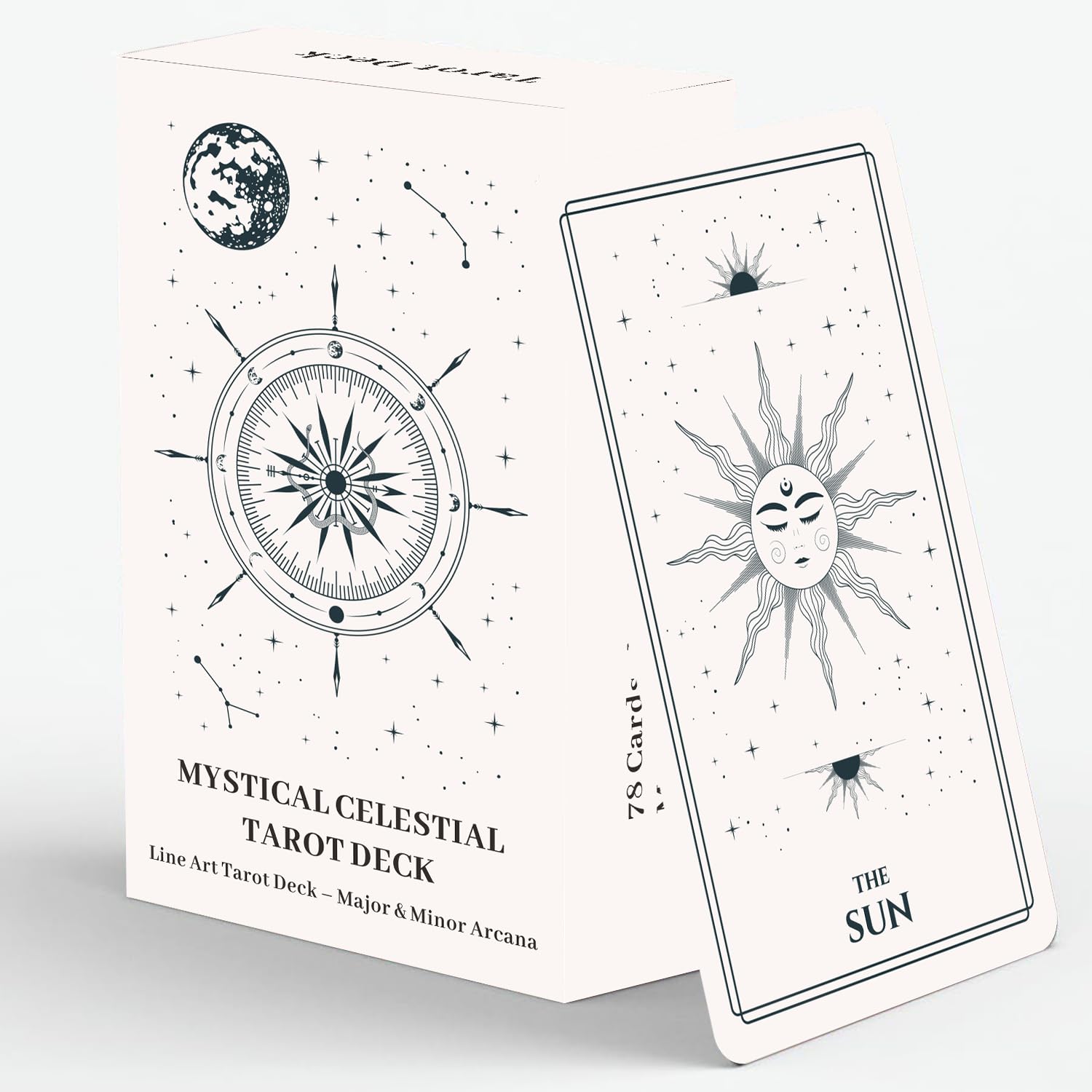 Amazon.com: ZHQGYN Mystical Celestial Tarot Deck, 78 Tarot Cards