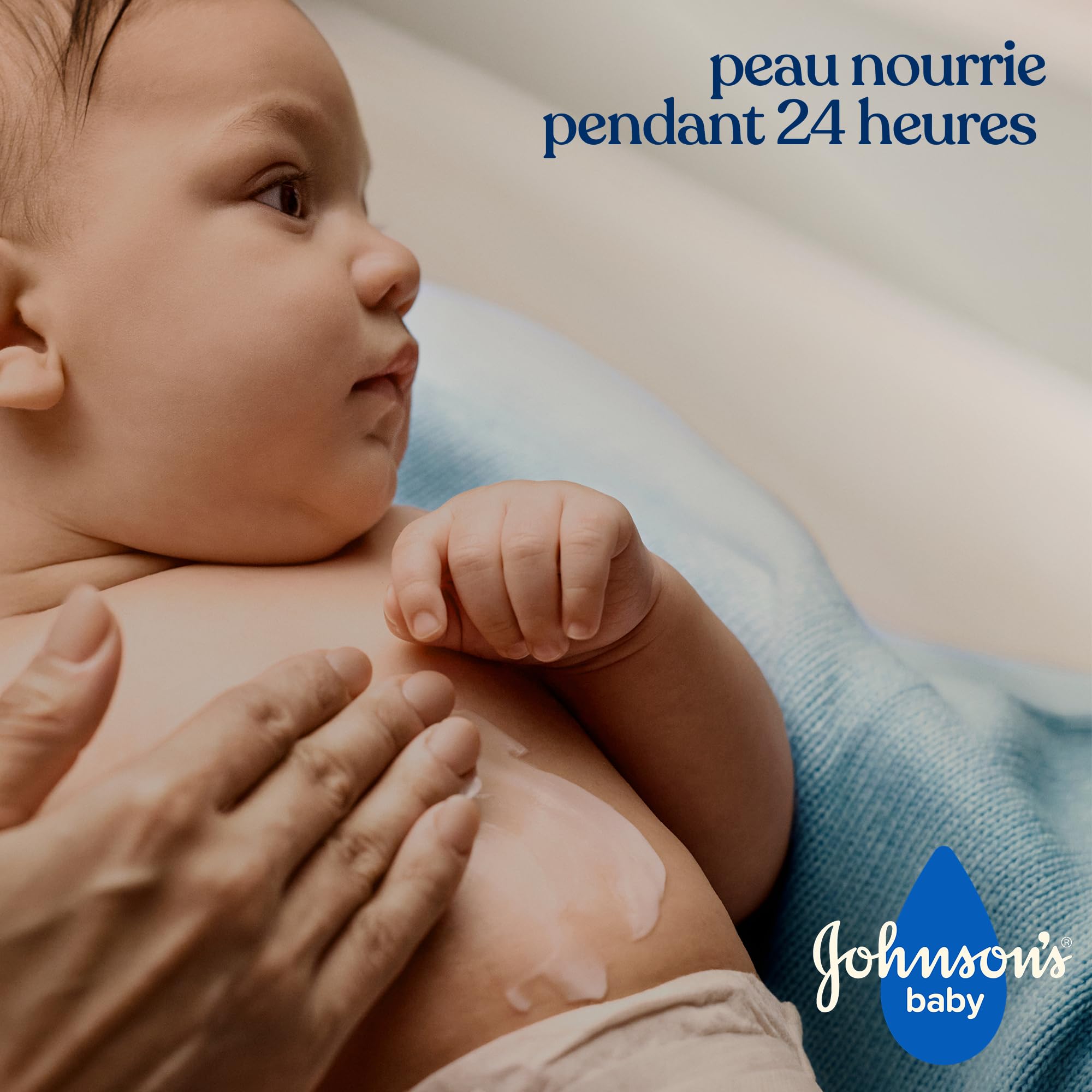 Johnson's Baby – Lotion hydratante (500 mL) – Testé par des pédiatres et des dermatologues – Formule sans colorants – Avec un pH équilibré