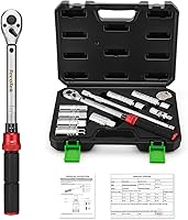 Vista 11 de Juego de 11 piezas de enchufes de bujía con mango de trinquete de 3/8", separador de bujías, junta universal y barra de extensión, de 5/8", 3/4