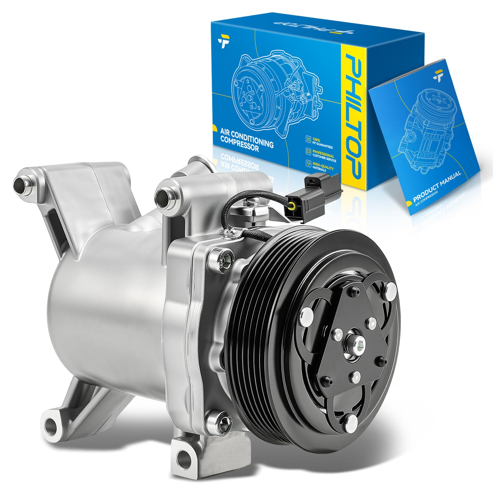 PHILTOP NEW AC Compressor for 3 2014-2018,CX-5 2013-2022.Replace# 198384