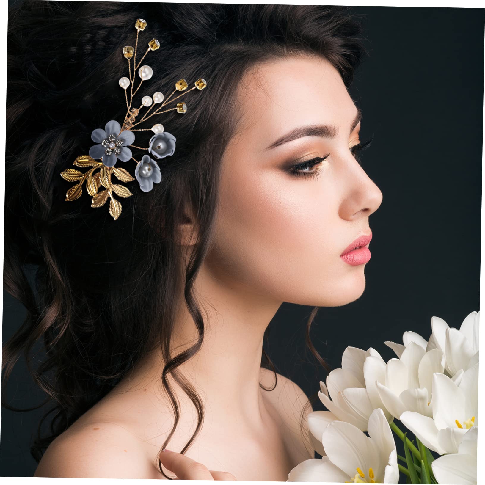 Beavorty 6 Juegos De Elegantes Para El Pelo De Boda Para Mujer Accesorios Para El Cabello Con Palillos Y Horquillas Para Ocasiones Formales.