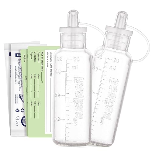 haakaa Colector de calostro de silicona, 0.7fl oz, 2 unidades