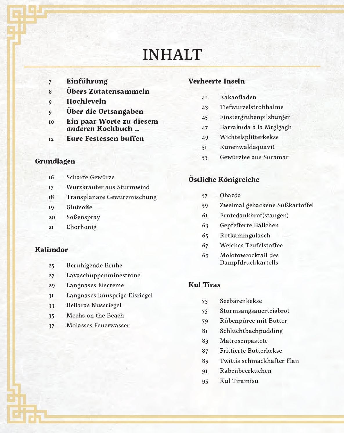World of Warcraft: Neue Genüsse aus Azeroth - Das offizielle Kochbuch