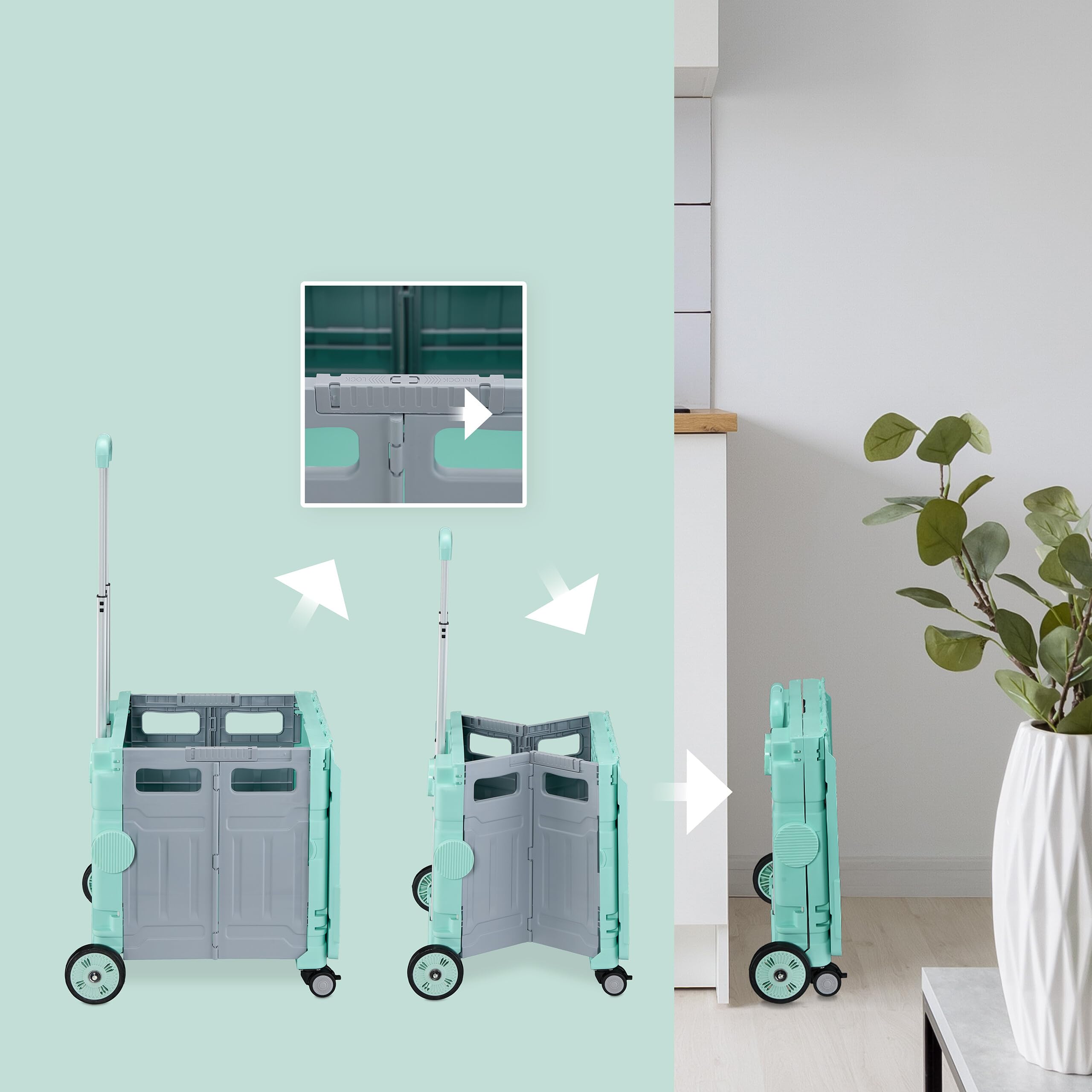 Royal Traploper Shopper, Opvouwbare boodschappenwagen van Andersen
