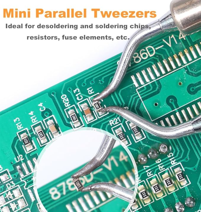 Estación de Soldadura con Tenazas Mini 110V Control Temperat miniatura 3