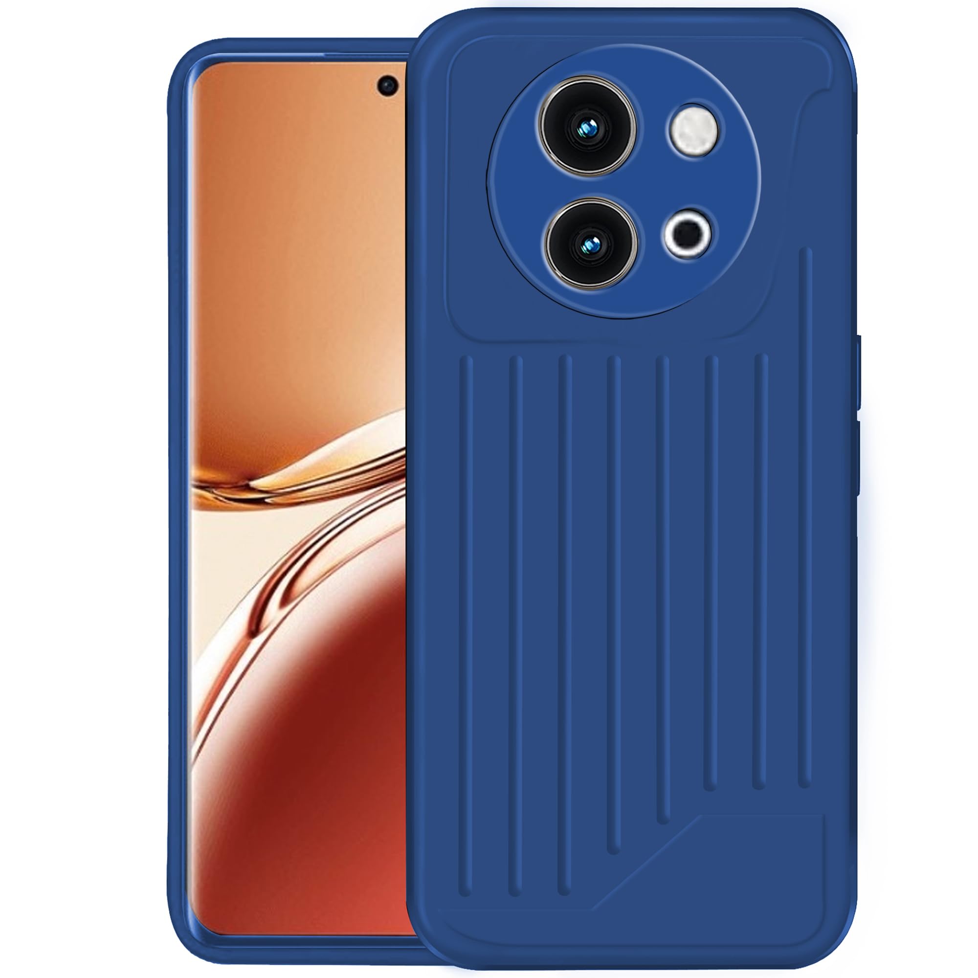 Knotyy Vivo Y58 5G Back Cover | Silicon Shock Proof Case Cover| Matte Soft Silicon Flexible | Back Cover for Vivo Y58 5G (Blue) (B0DBDHV64D) Amazon Price History, Amazon Price Tracker
