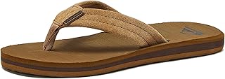 Quiksilver Boy's Carver Suede Fixed Strap Kids Flip Flop Youth Sandal