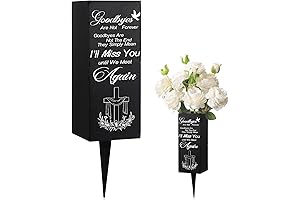 Touching Grave Vases for Cemetery in Loving Memory, I'll Miss You