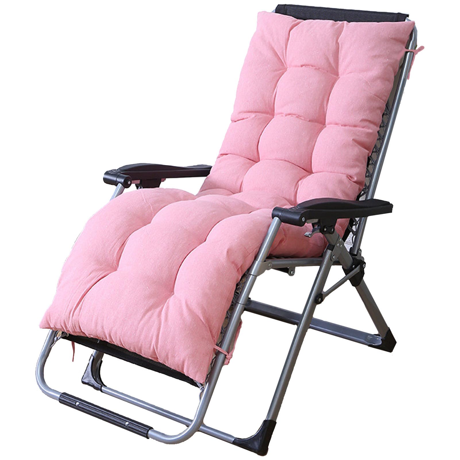 Coussin d'extérieur rose imperméable en haute densité pour banc de jardin