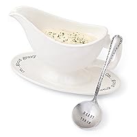 Algopix Similar Product 7 - Mud Pie Circa Gravy Boat Sets Gravy