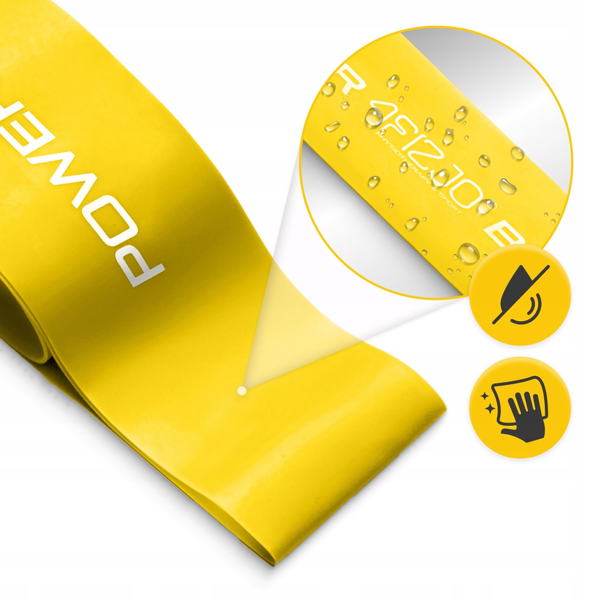 GUMA DO ĆWICZEŃ TAŚMA OPOROWA DO TRENINGU REHABILITACJI MINI POWER BAND