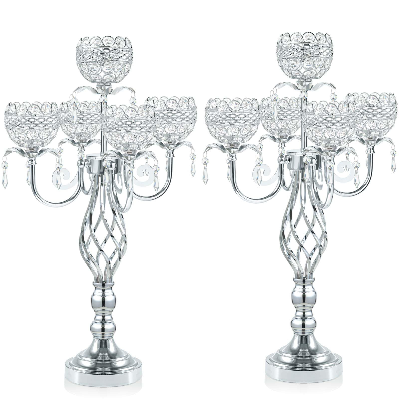 Kerzenhalter Set mehrteilig (2, Silber)