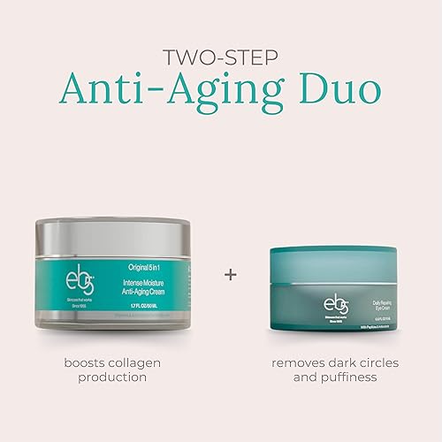 Miniatura 8 de eb5 Tratamiento diario para ojos, crema para ojos para ojeras e hinchazón, crema antienvejecimiento con péptidos para mujeres y hombres, 0.50 onzas