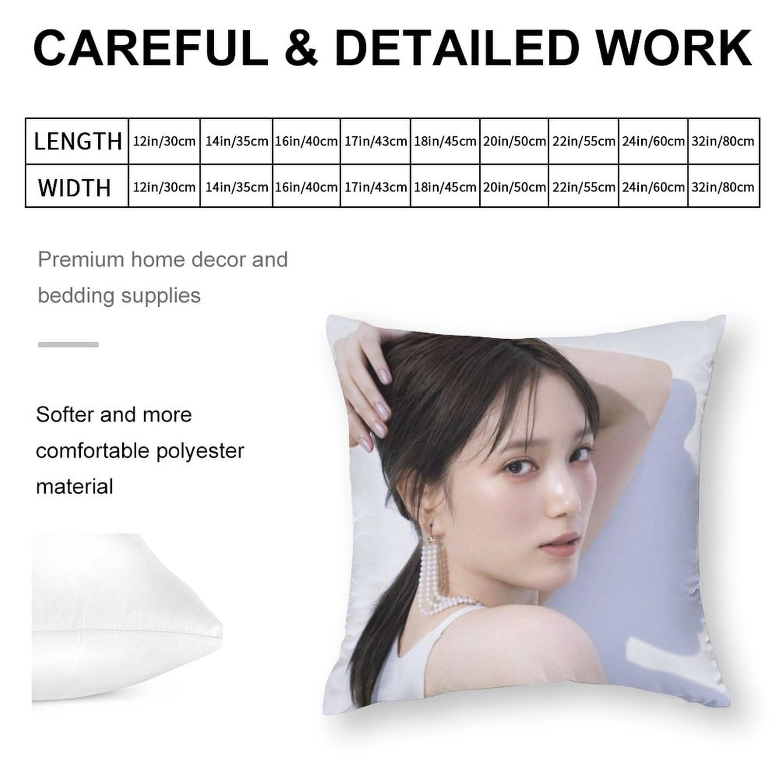 本田翼　抱き枕カバー Amazon｜本田翼 （163） 枕カバー 抱き枕カバー クッション