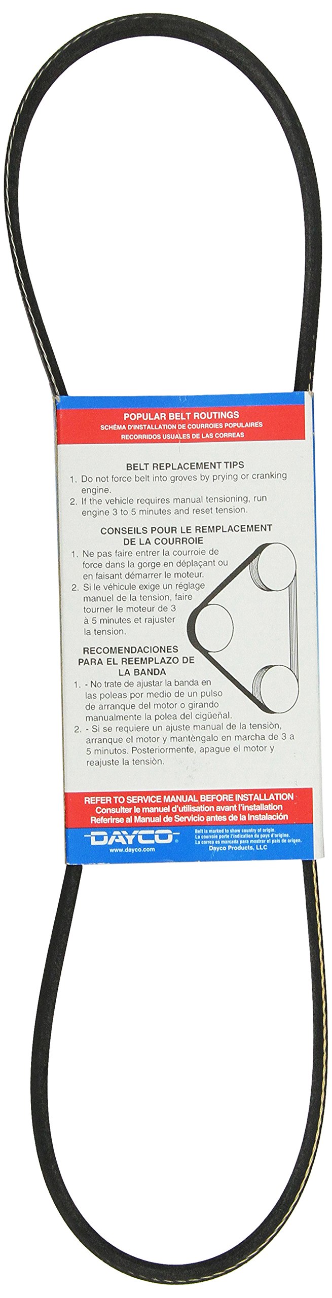 Amazon.com: Dayco 5050360 Serpentine Belt : Automotive