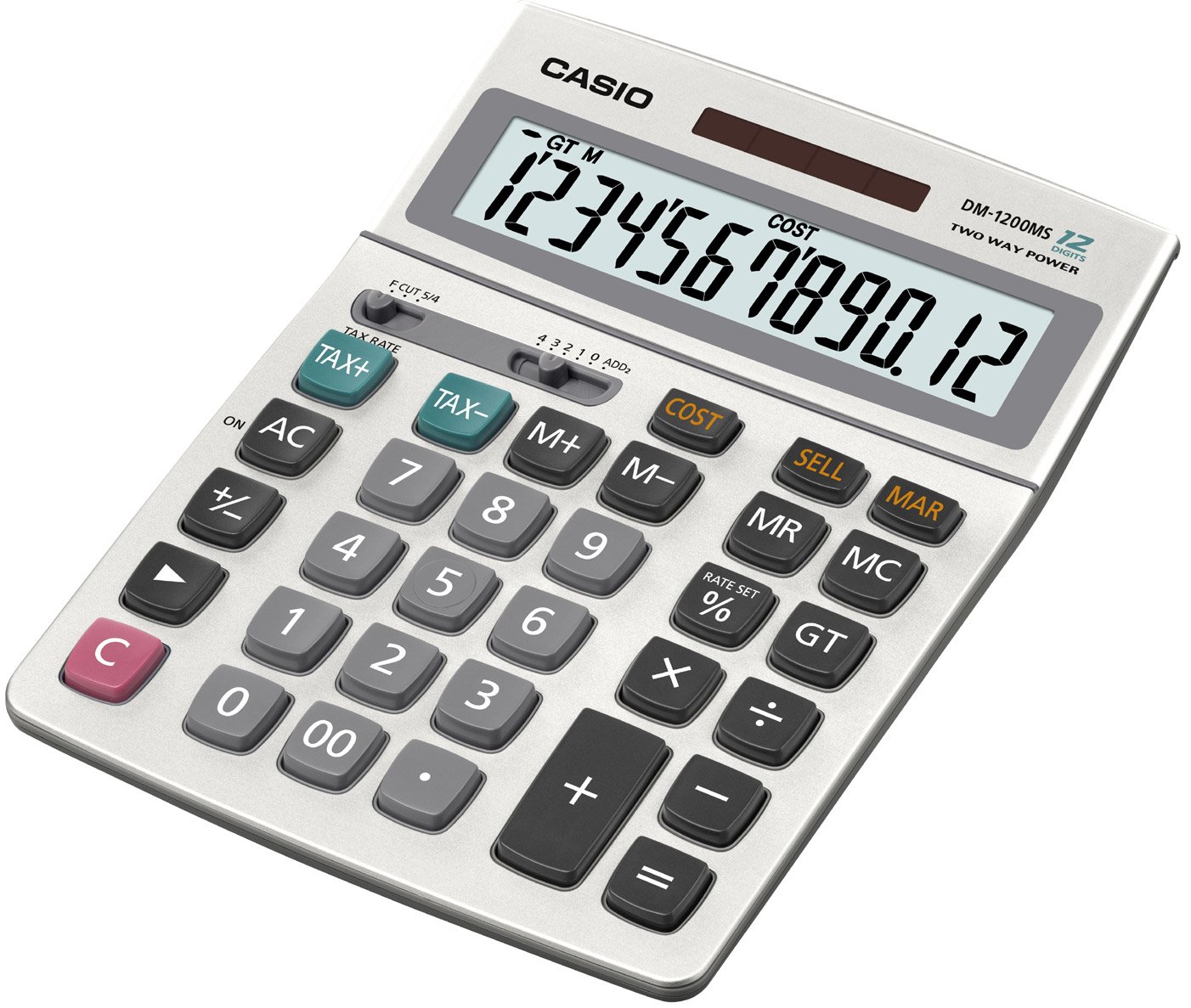 Casio DM-1200MS-S-IH - Calculadora