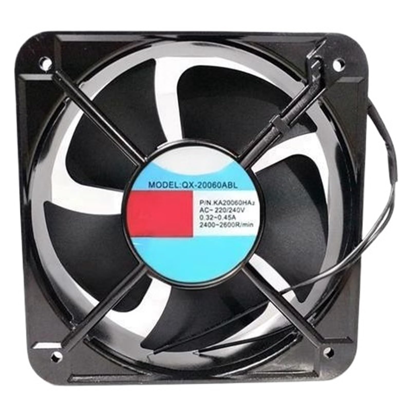 YUIDVJQWS QX-20060ABL P/N.KA20060HA AC-220/240V 0.32-0.45A Fan