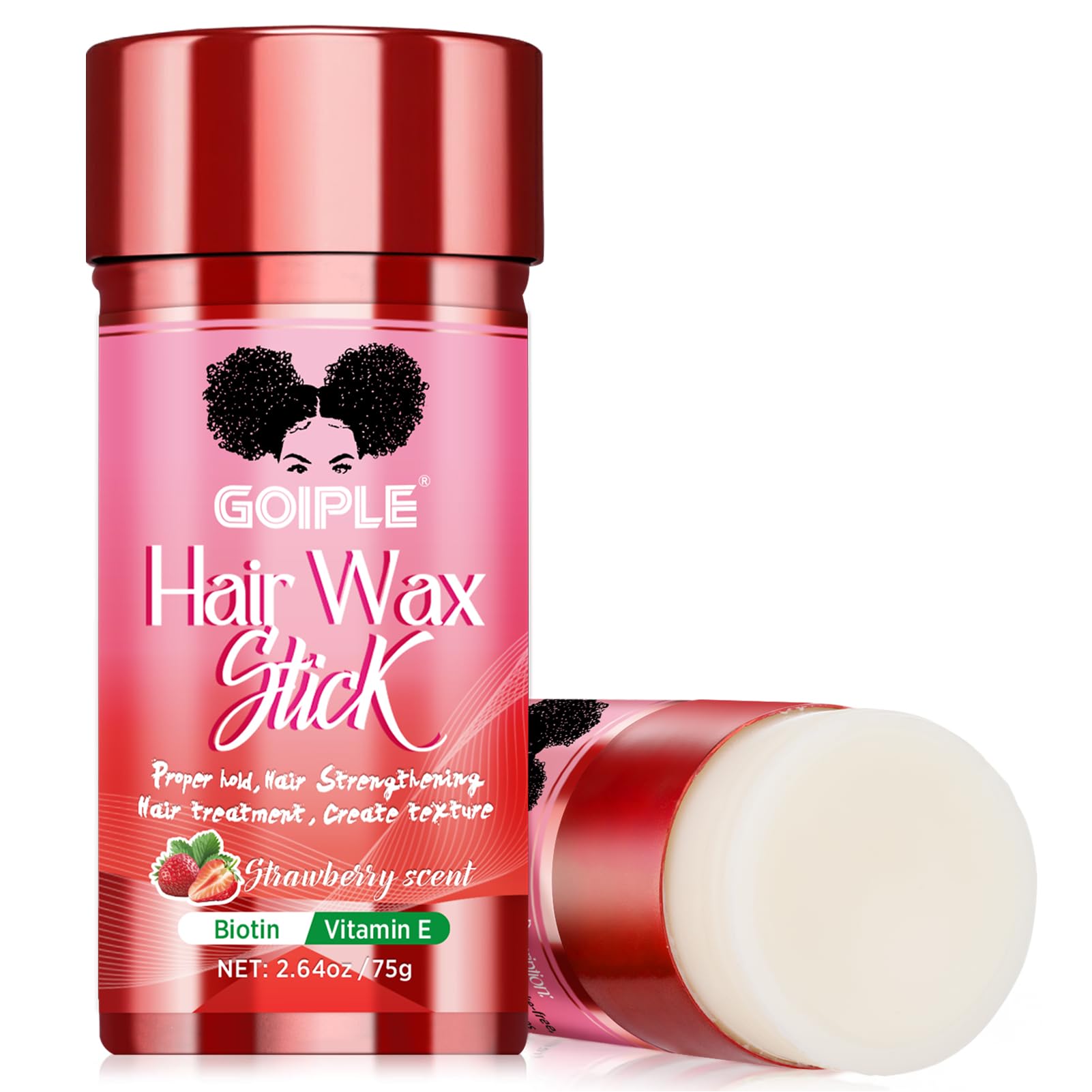 Hair Wax Stick Parrucchiere per Stick Capelli Ribelli - Wax Stick Hair, cera per capelli a lunga durata, lisciante per donne e bambini, bastone di finitura per capelli - rivitalizza e nutre i capelli