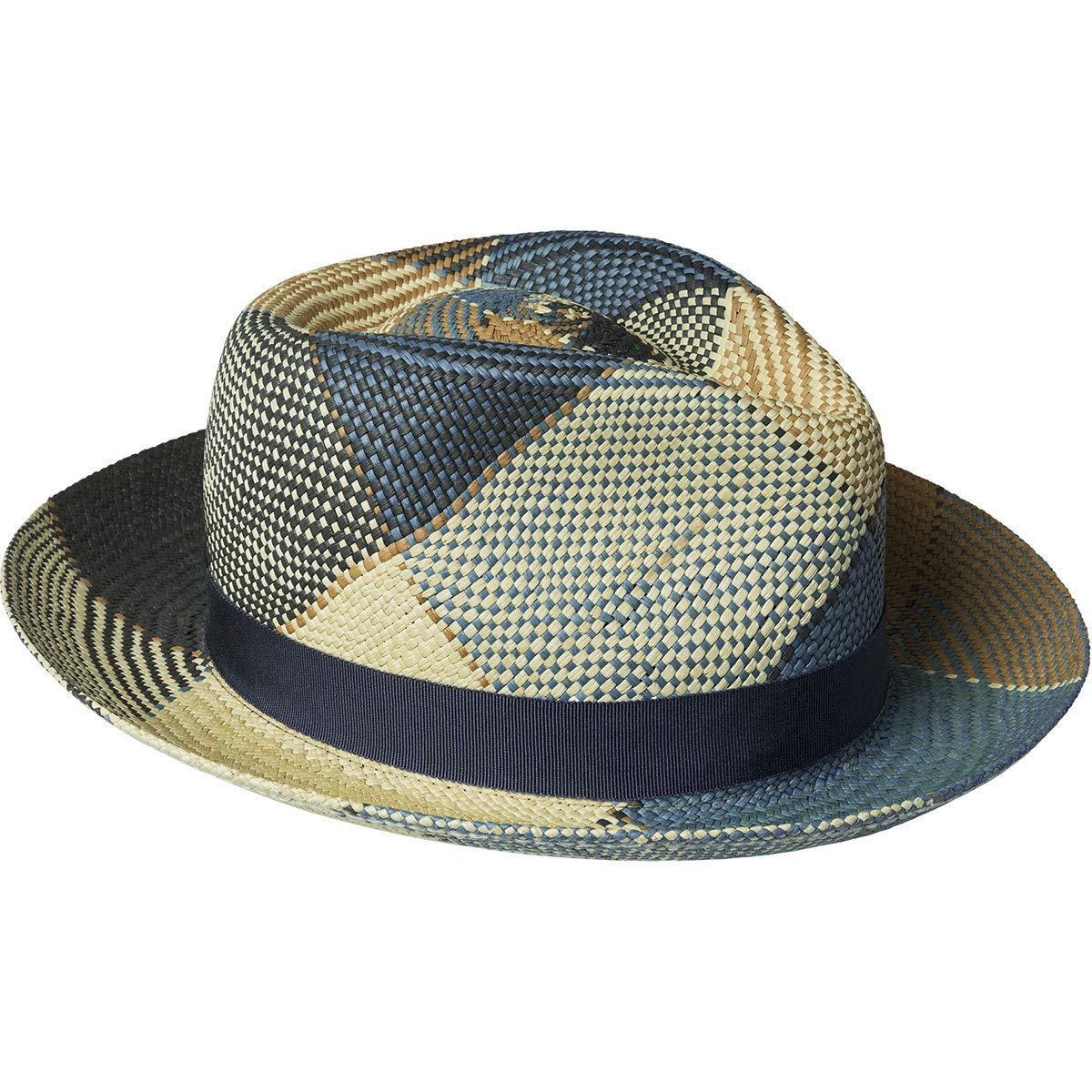 Bailey of Hollywood Giger Panama Fedora Breezy Plaid, X-Large