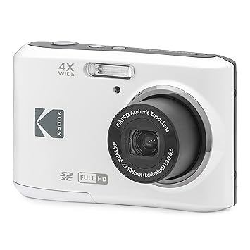 KODAK PIXPRO FZ45-WH 16MP Digital Camera 4X Optical Zoom 27mm Wide Angle 1080P Full HD Video 2.7