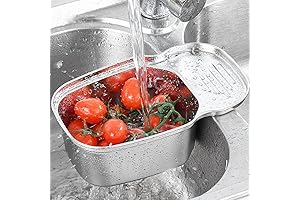 Hanging Kitchen Drainer Basket Sink Strainer Colander Basket 304 Stainless Steel for Kitchen Sink