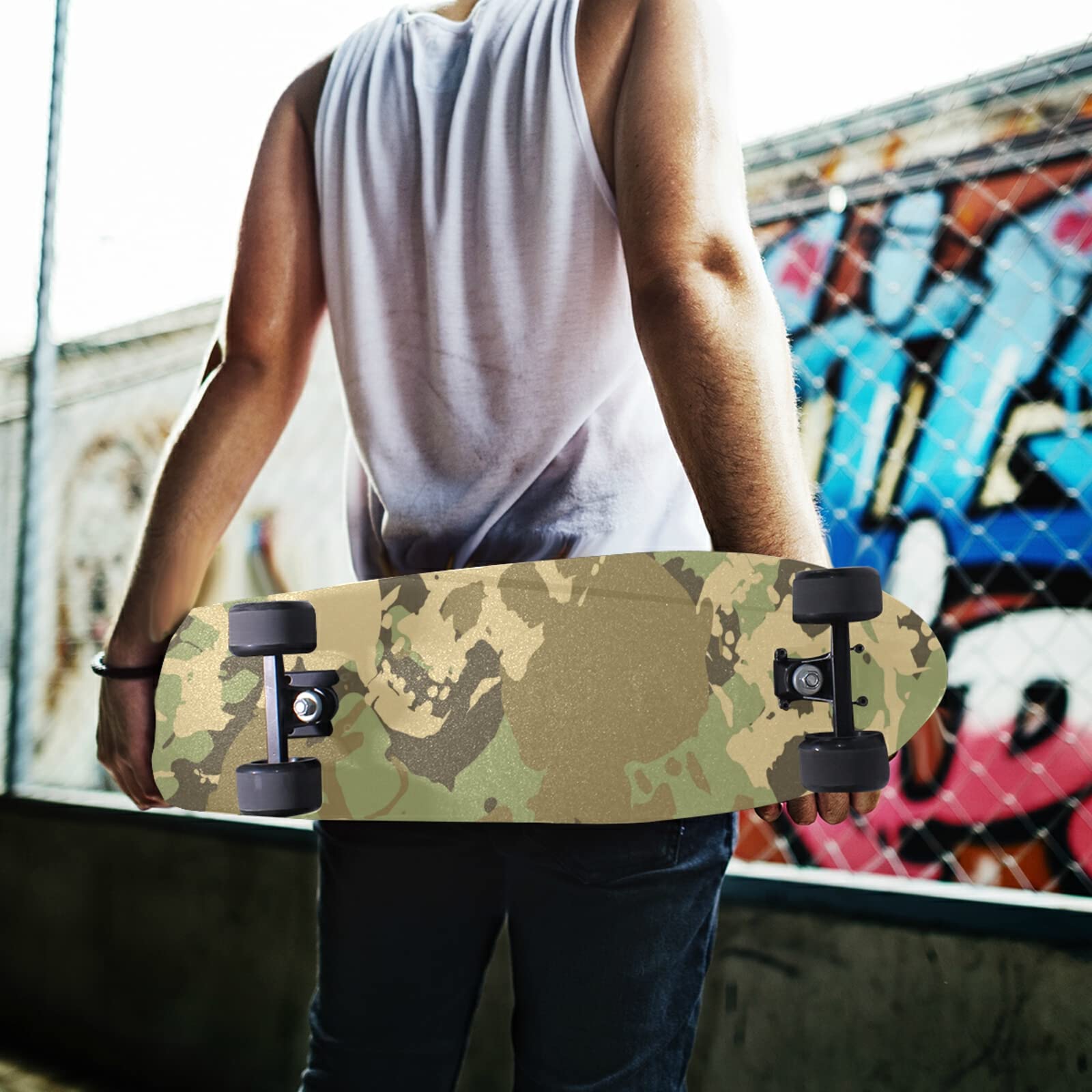 Black Panther Skateboard Grip Tape - Anti-Slip Waterproof Sandpaper Sheet For Boards & Scooters