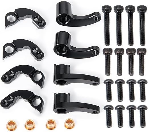 AXspeed For TRX4M Shock Absorber Flex Blades Front Rear Adjustable Shock Absorber Holder for 1/18 TRX4-M RC Crawler Car