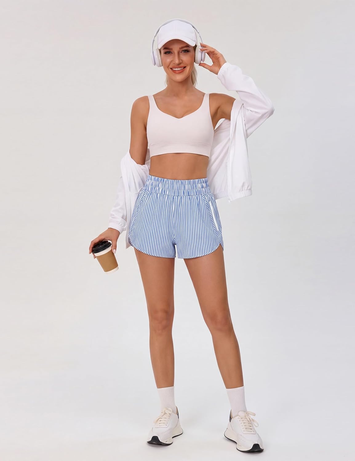 BMJL 2.5" Running Shorts for Women High Waisted Quick Dry Short with Pocket