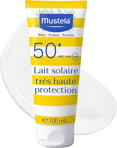 Crème solaire bébé Mustela Lait Solaire SPF 50+ peaux sensibles