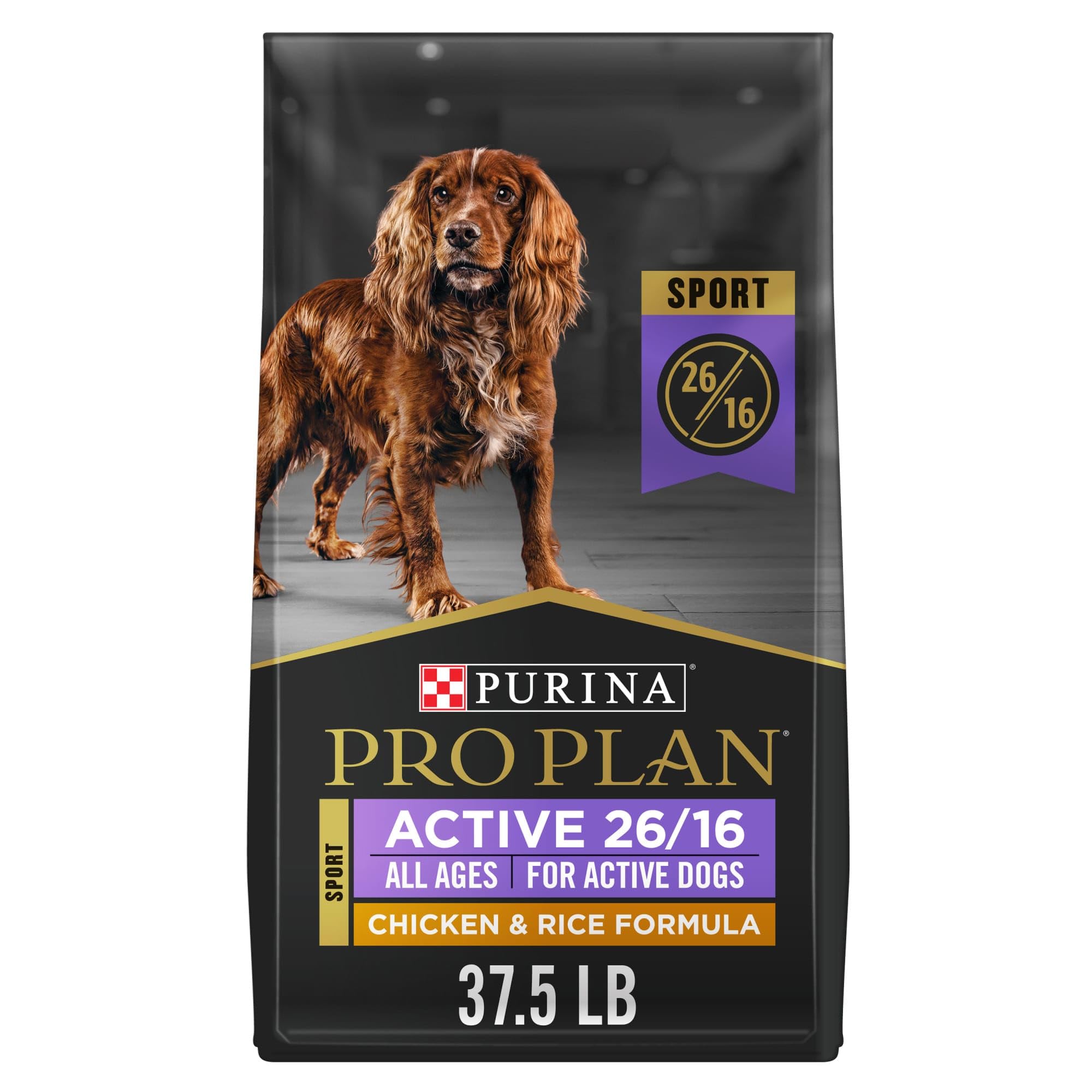 Purina Pro Plan Dry Dog Food, SPORT Active 26/16 Formula - 37.5 lb. Bag