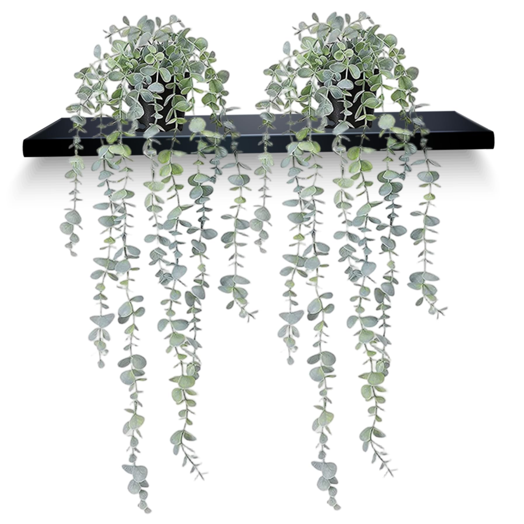 Eucalyptus décoratif en plante suspendue artificielle pour un balcon verdoyant