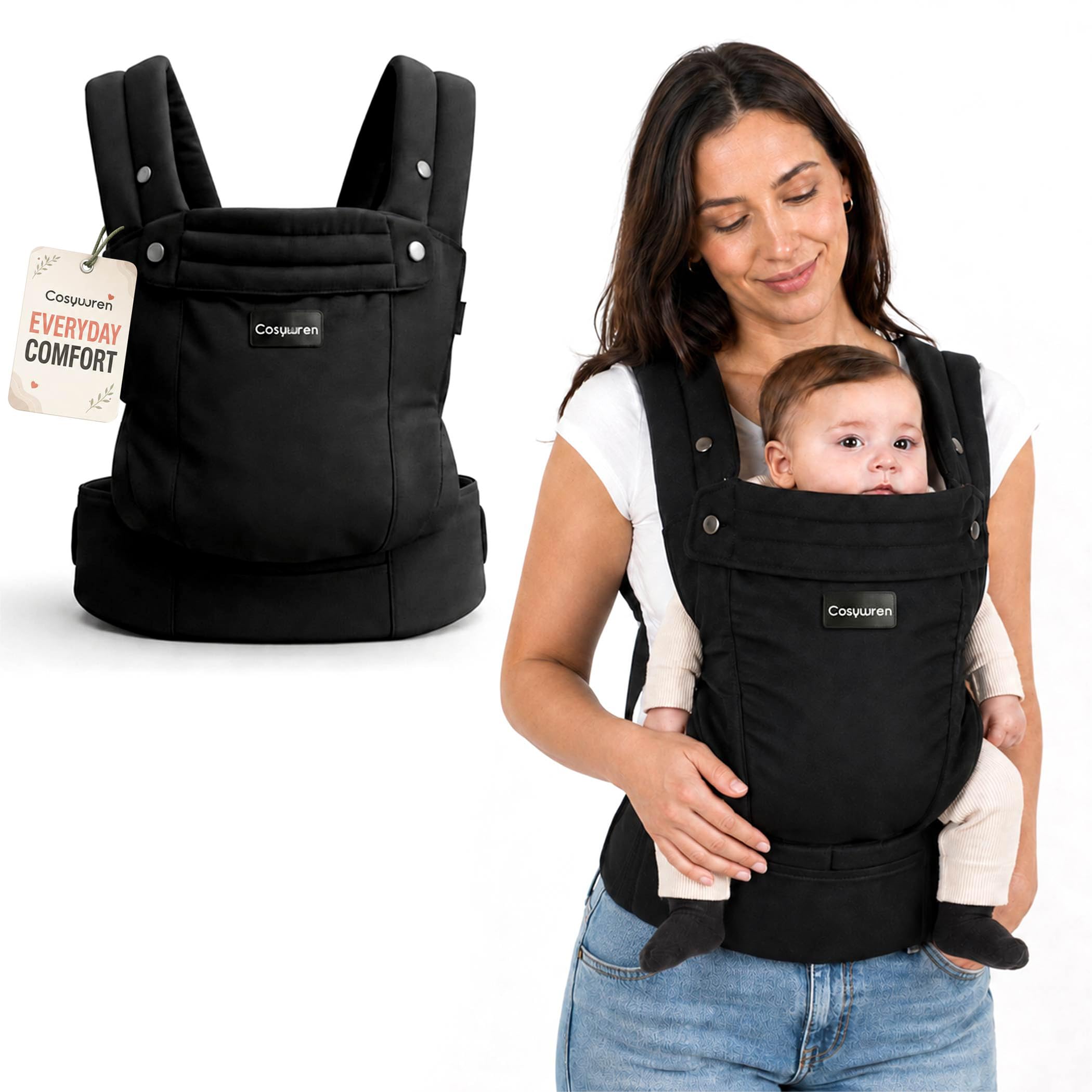 Cosywren - Advanced 4-in-1 Baby Carrier for Newborn to Toddler 3 to 15Kg โ image 1