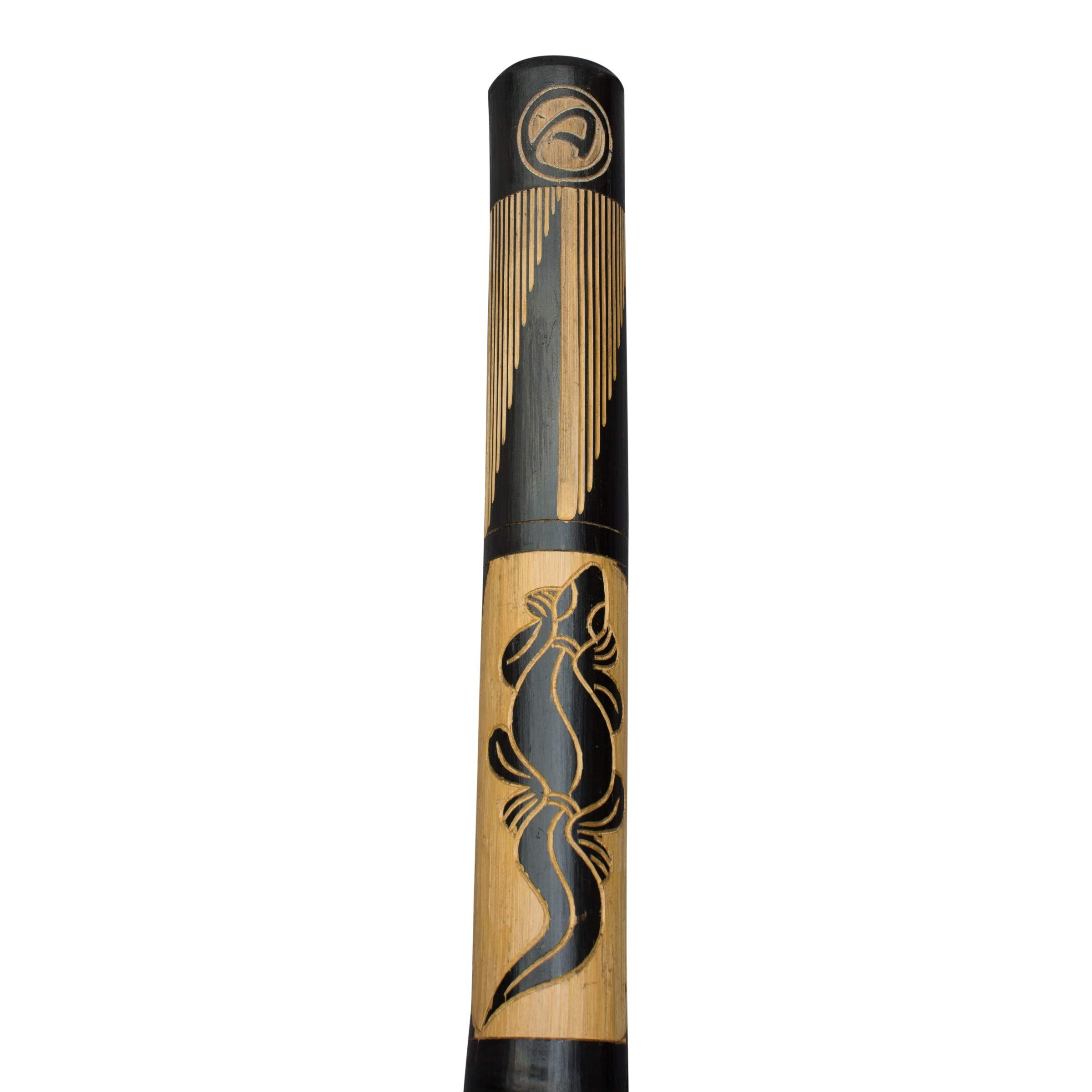Didgeridoo 120cm - bambù - didgeridoo per principianti - incluso DVD come suonare il didgeridoo