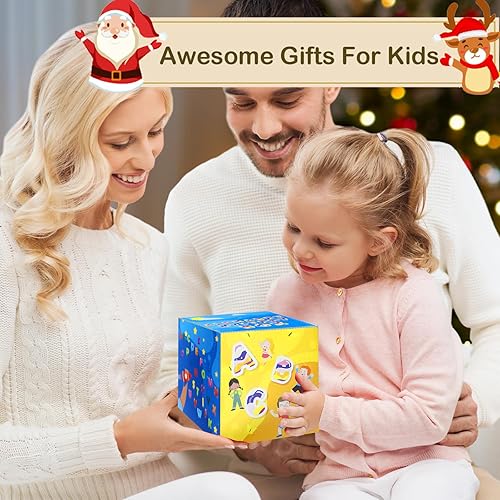 Miniatura 7 de FAMOPLAY Juguetes de aprendizaje del alfabeto, caja misteriosa del alfabeto con 26 piezas del alfabeto a juego, juguetes de aprendizaje para niños