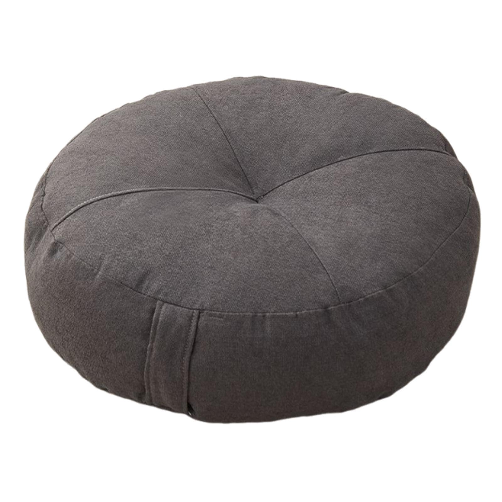 SECRET DESIRE Round Floor Pillow Premium Small for Yoga Sofa Bed Adults Kids Floor Seating Dark Grey|Home Decor|Pillows-image-36