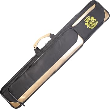 Kolti Pool Cue Case, Pool Cue Carrying Case Soft Padded Billiard Stick Bag with Multi-pocket for Butts and Shafts, Pool Stick Case Cue Bag with Straps for Pool Cues & Accessories