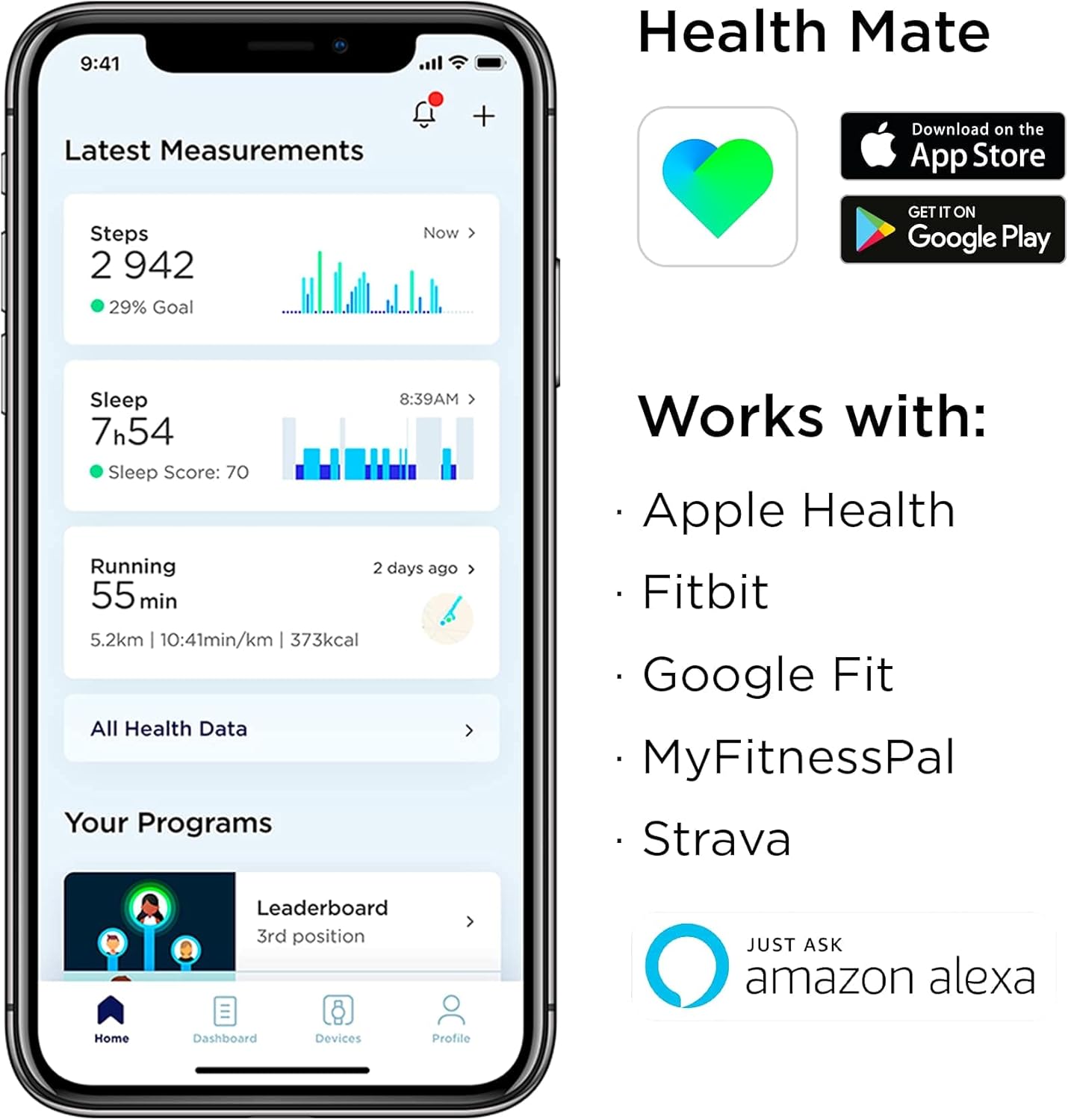 withings connected gps
