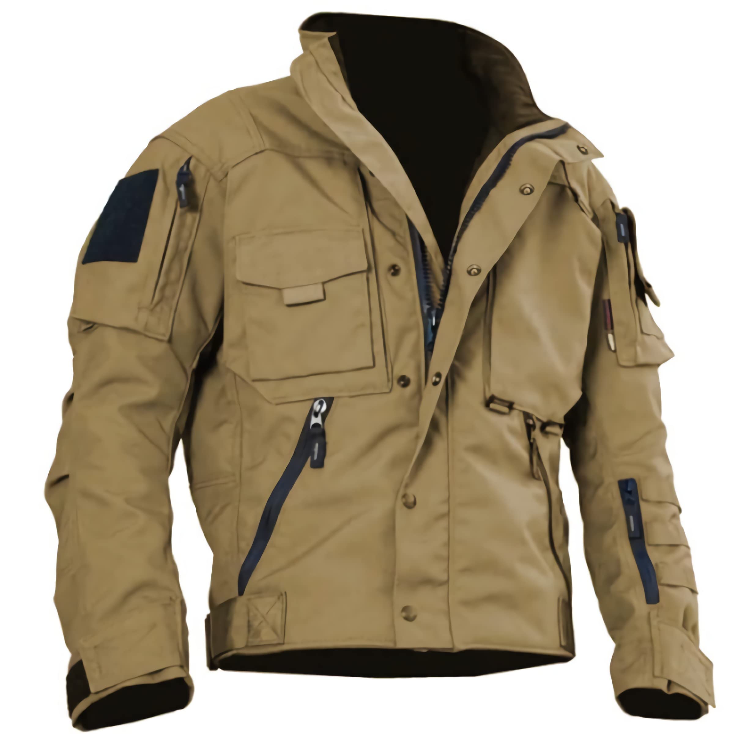 Waterproof Versatile Tactical Jackets for Men with 12 Pockets
