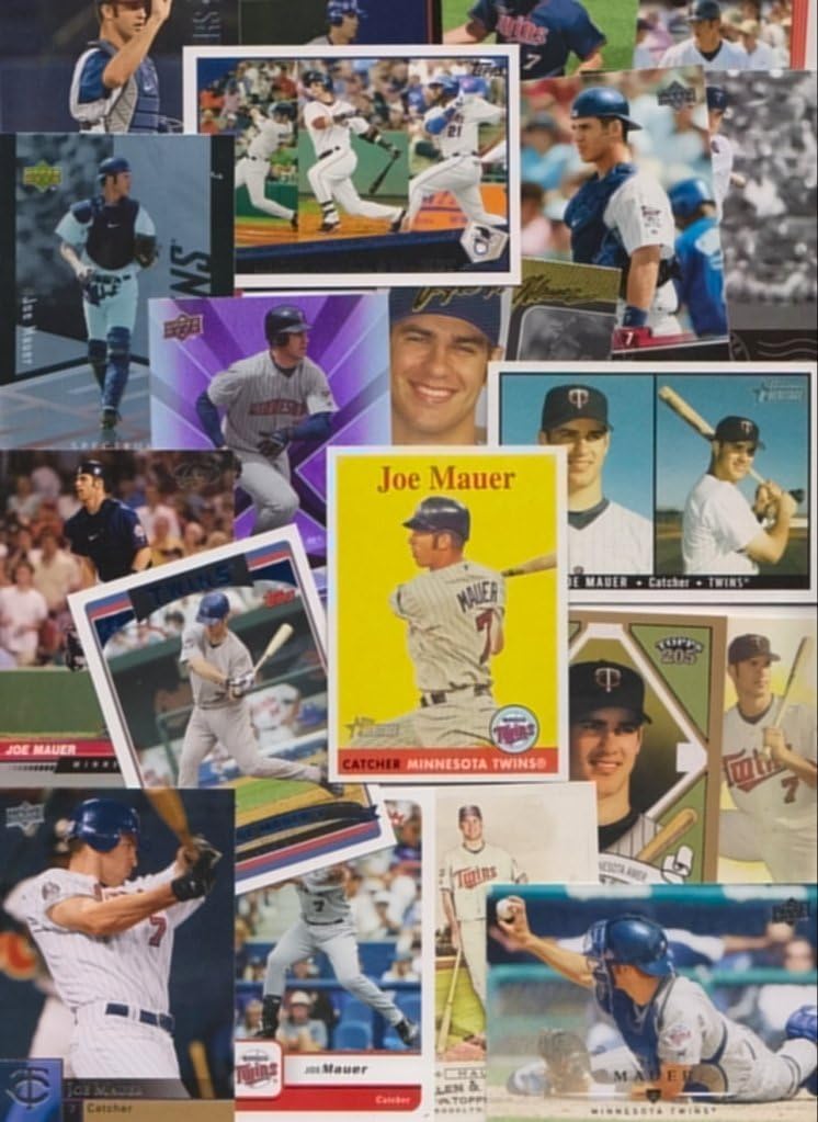 Joe Mauer Baseball Cards / 50 Card Lot - All Different! Twins Hall of Famer!