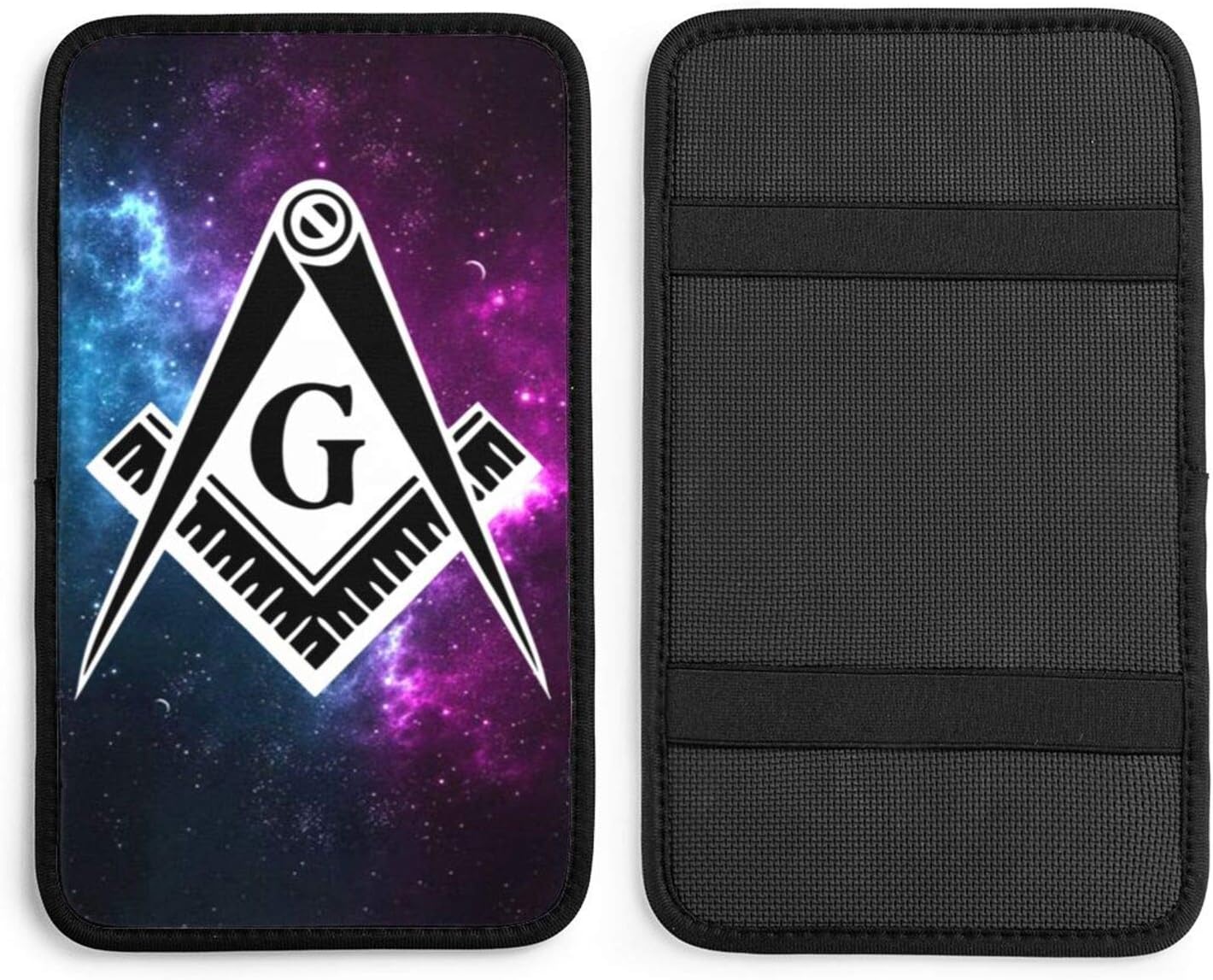 Freemason Logo Square and Compass Car Center Console