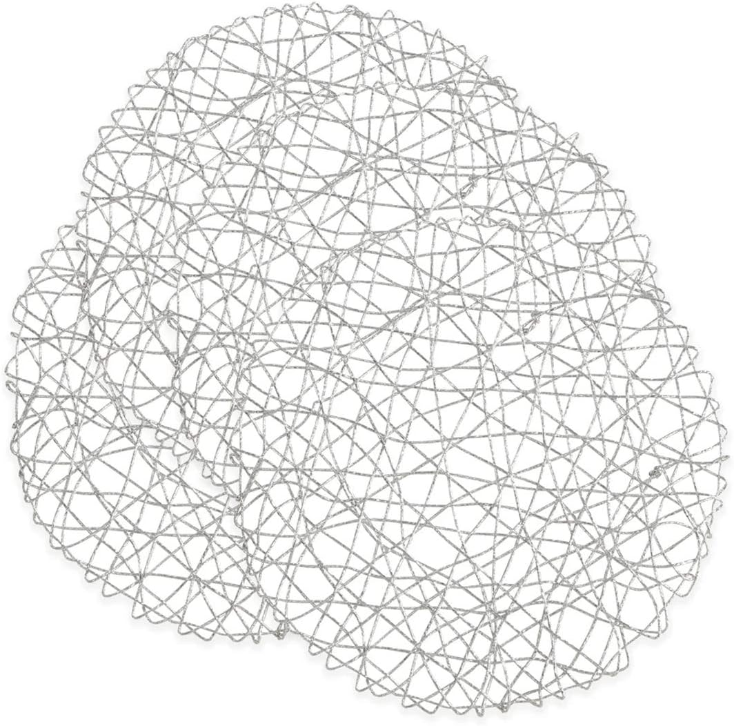 Fennco Styles Unique Wire Nest Design Runner 16 x 72 Inch - Gold Shimmer Table Cover for Home Décor, Dining Table, Banquets, Holiday and Special Occasion