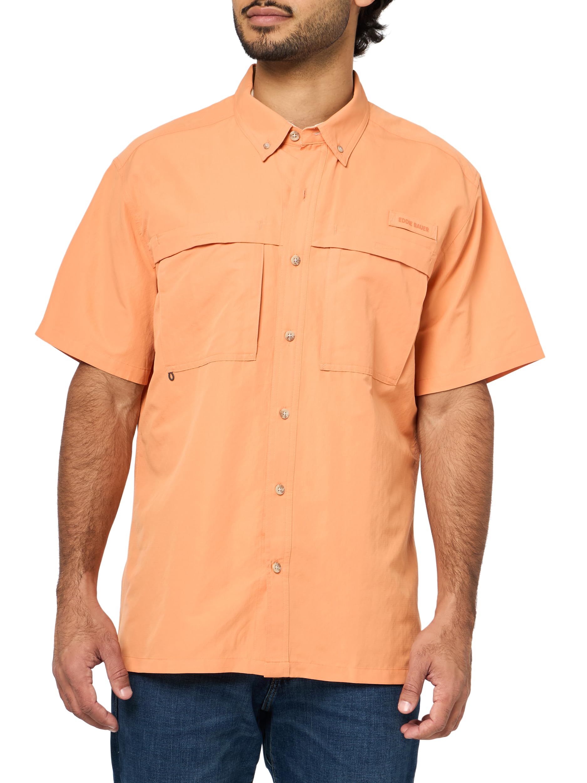Eddie Bauer Men's Short Sleeve Rainier Ripstop Shirt
