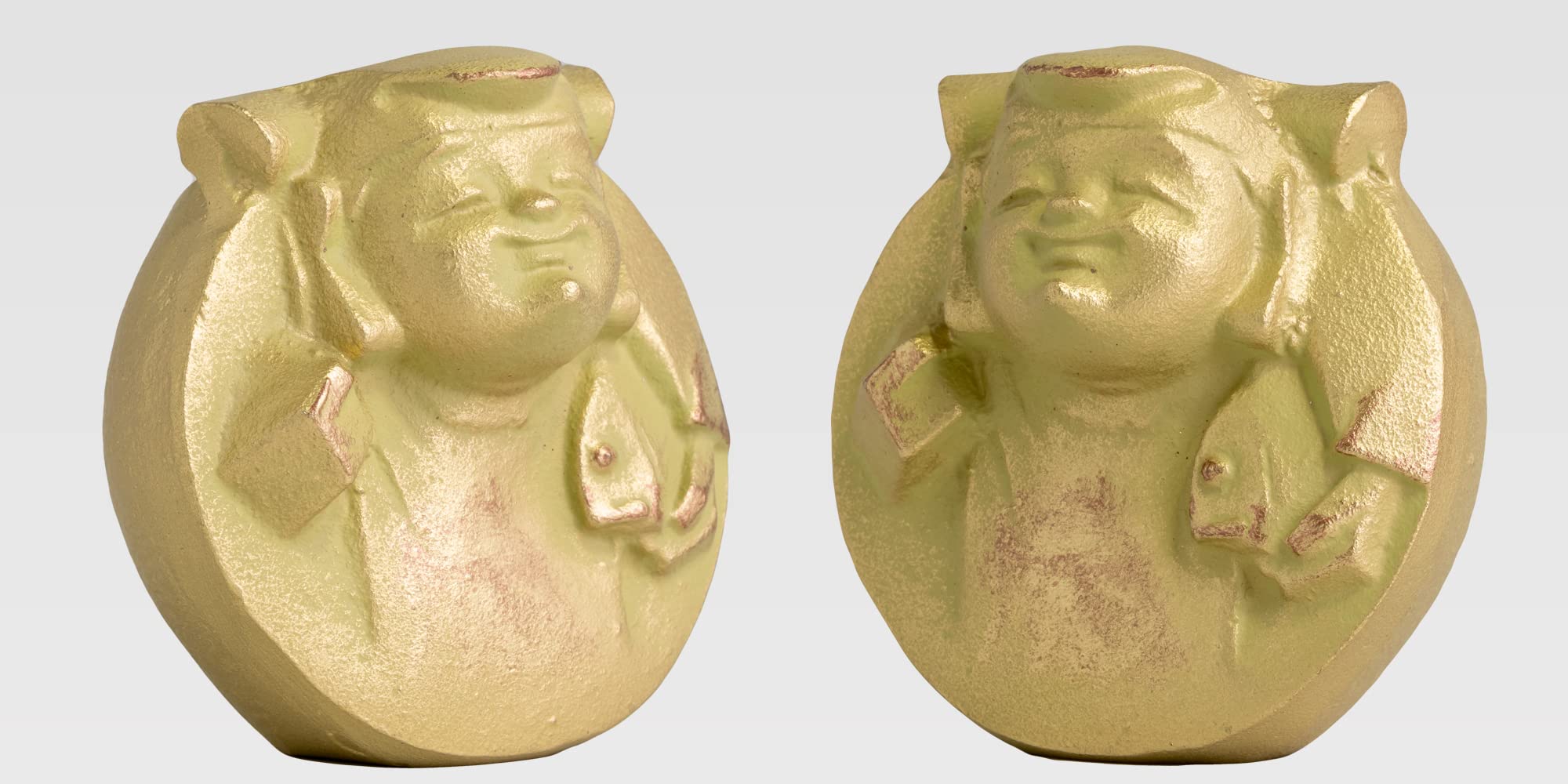 Amazon.co.jp: 福の神 恵比寿 日展彫刻家 三枝惣太郎 原型＿仏像