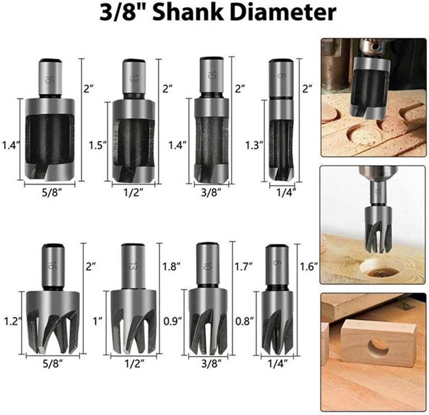 Surface Milling Cutter Woodworking Chamfering Counter Drill Step Drill Bit 5 Blade 90 Degree Counter Drill Cork Milling Cutter And Hole Punch (Color : Orange)