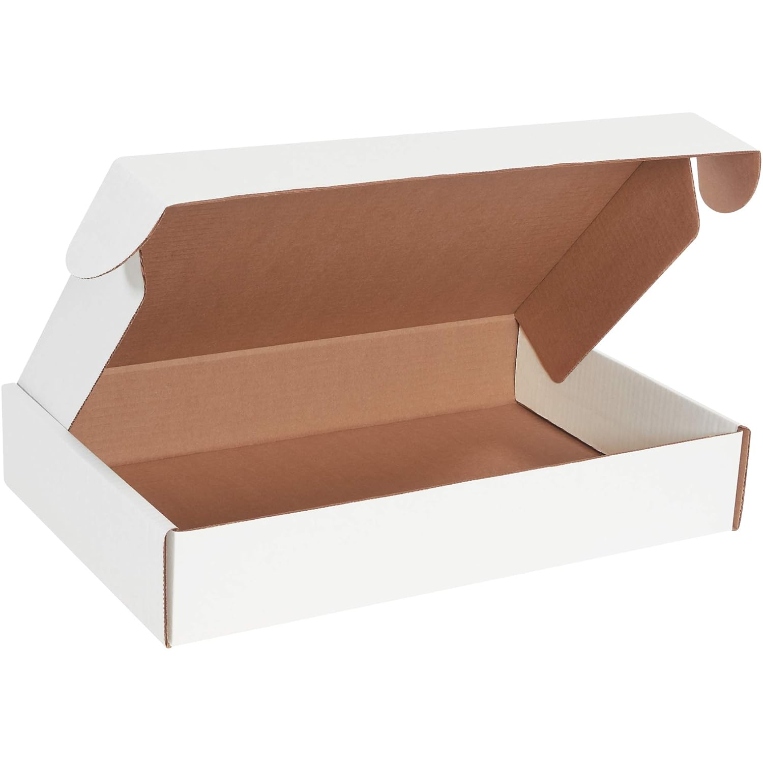 BOX USA BMFL17113 17 1/8"L x 11 1/8"W x 3"H, White (Pack of 50)